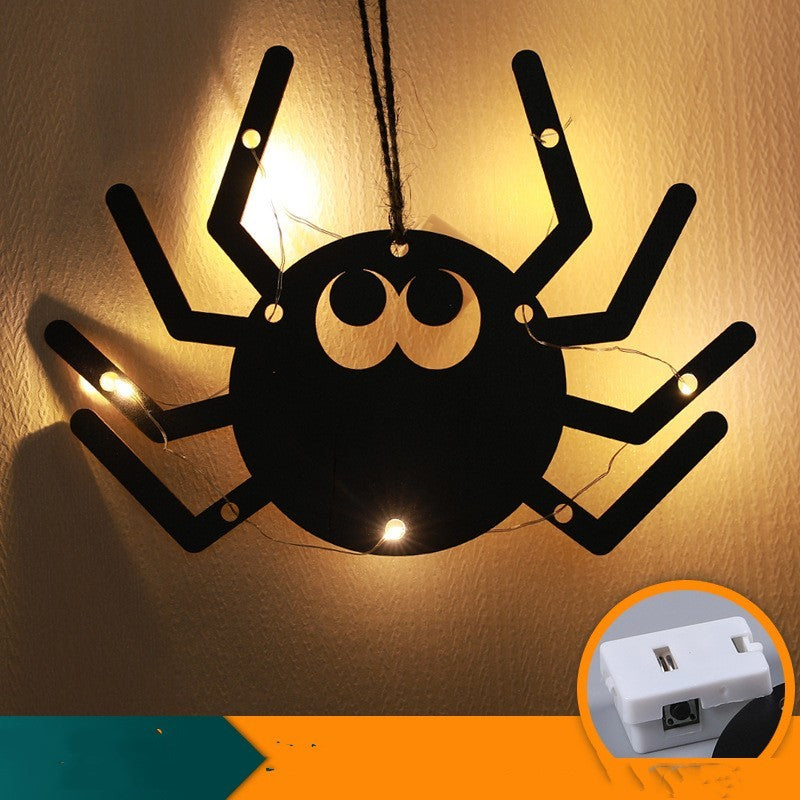 Halloween LED Spider Lights – Haunted House Decorative Lamp. glodeco