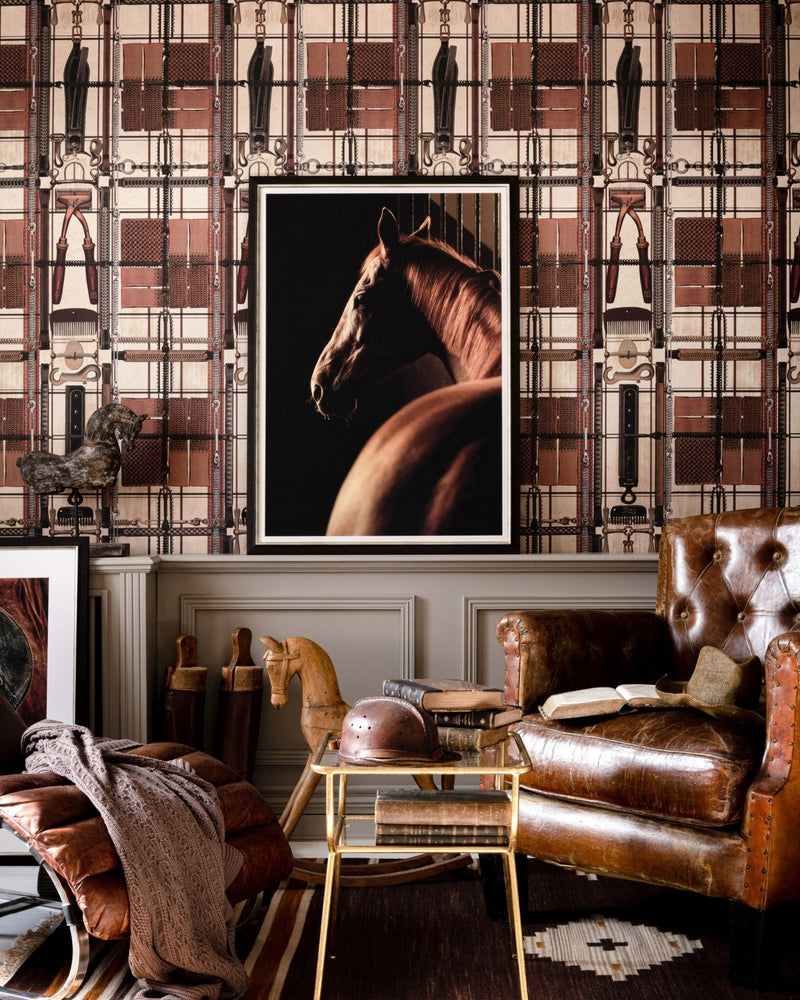 Mind The Gap - HARNESSMAKER'S ATELIER Dark Wallpaper - WP20641