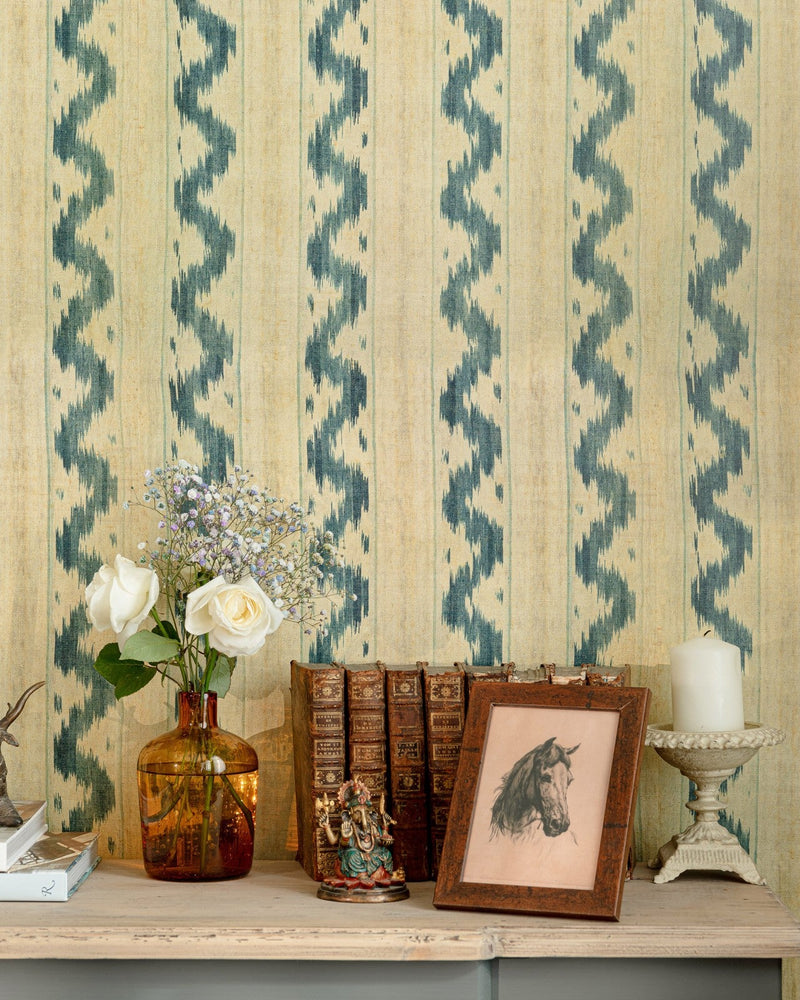 Mind The Gap - VINTAGE IKAT Wallpaper - WP30103