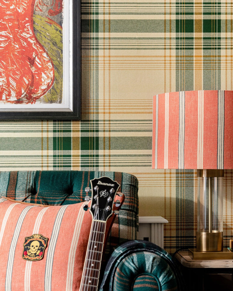 Mind The Gap - MONTEREY Taupe Wallpaper - WP30090