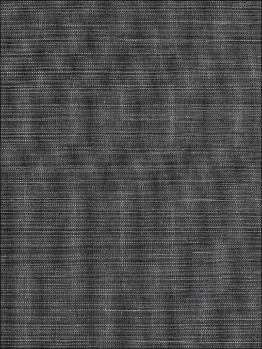 Scalamandre SC0009WP88341 Fine Sisal Steel Wallpaper