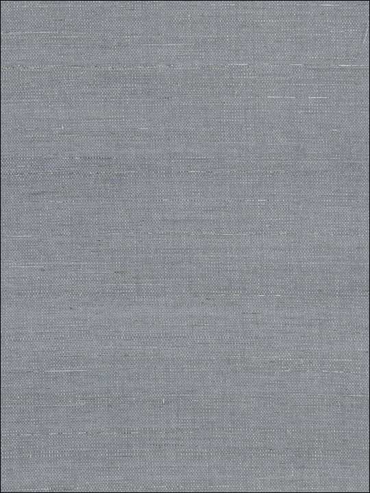 Scalamandre SC0002WP88349 Silver Sisal Steel Wallpaper