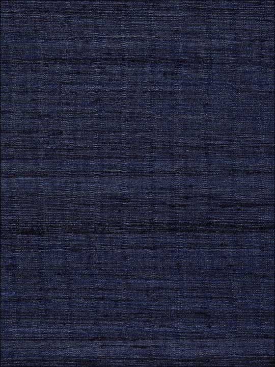 Scalamandre SC0008WP88359 Callisto Silk Weave Midnight Wallpaper