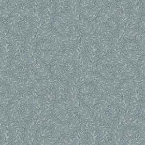 Schumacher - Wild Ferns - Blue - 2254 - Wallpaper