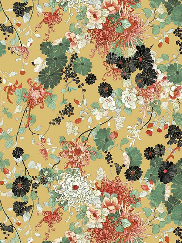 Scalamandre WH000023316 Yokata Dore Wallpaper