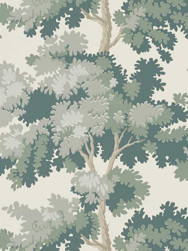 Scalamandre WSB00580444 Raphael Green Wallpaper