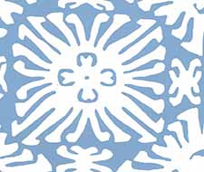 China Seas - Sigourney Reverse Small Scale - 2485WP-10 - French Blue