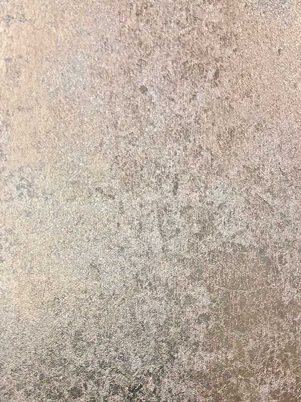 Scalamandre WTOML292 Hand Hammered Leaf Rose Gold Wallpaper