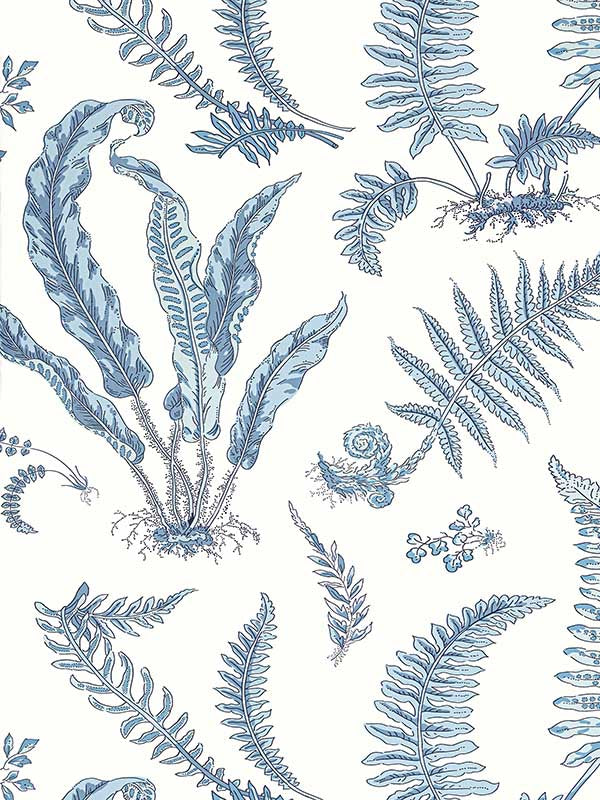 Scalamandre SC0004WP88592D Elsie De Wolfe Ultramarine Wallpaper