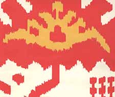 Quadrille - Kazak - 302830W-02WP - Coral New Yellow