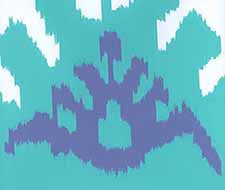 Quadrille - Kazak - 302830W-08WWP - Aqua Lilac