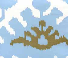 Quadrille - Kazak - 302830W-21WWP - Blue Metallic Gold