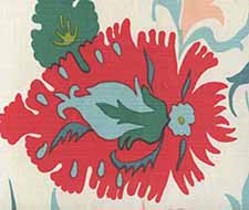 Quadrille - Uzbek - 306224W - Multi Green Pinks Blues