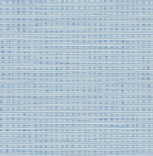 Seabrook Weave Sky Blue Wallpaper