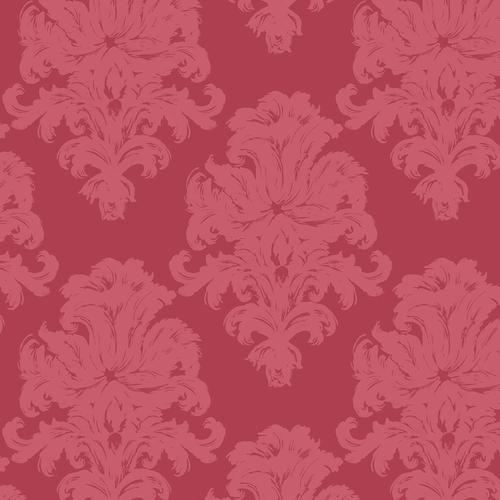 Seabrook Montserrat Salmon Pink And Strawberry Wallpaper