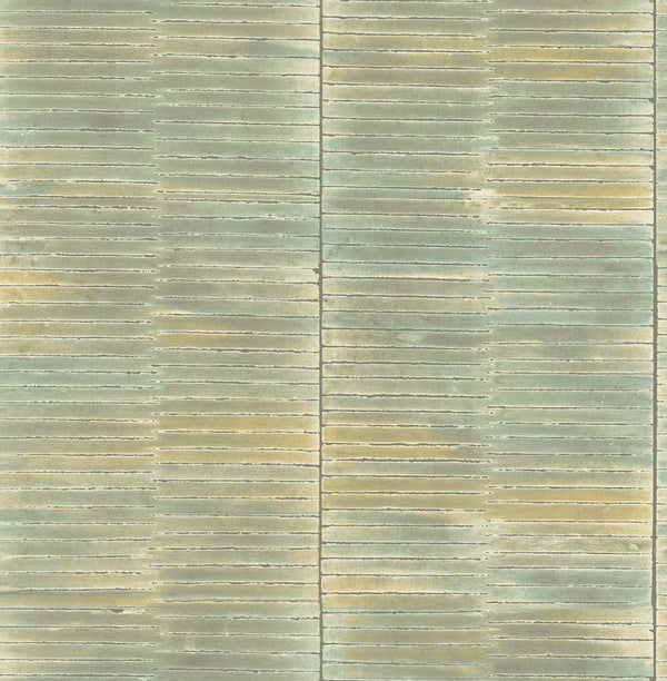 Seabrook Dynasty Bamboo Sage And Metallic Pearl Wallpaper
