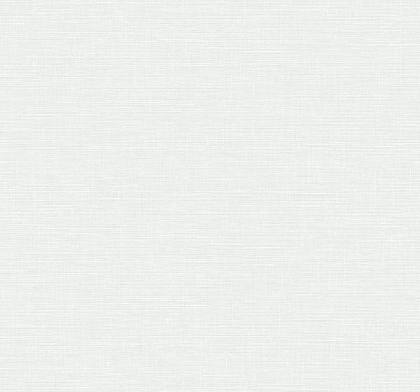 Seabrook Linen Weave Metallic Silver And Pearl Wallpaper