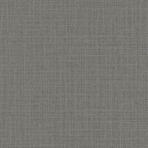 Seabrook Woven Raffia Charcoal Wallpaper