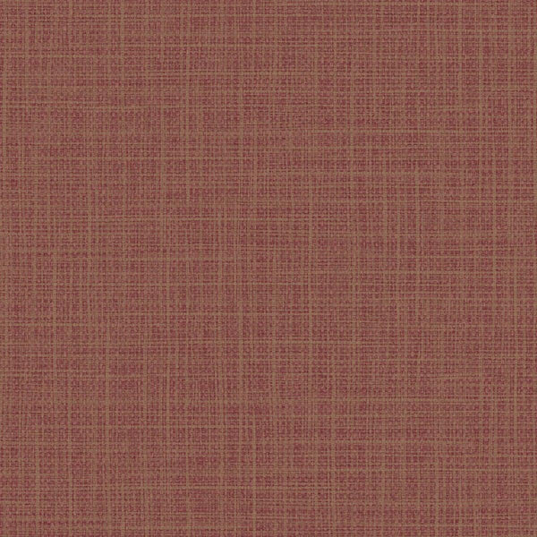 Seabrook Woven Raffia Cabernet Wallpaper