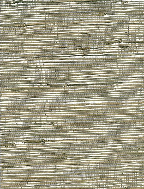 Seabrook Triangle Grass Gray, Metallic Silver, Neutrals Wallpaper