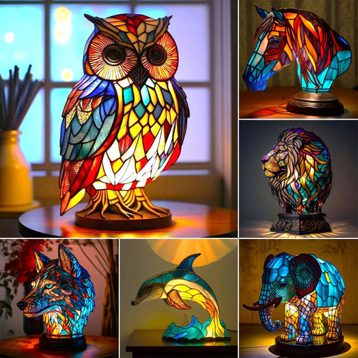 3D Animal Light Desk Lamp with Owl Design β Decorative Night Light
