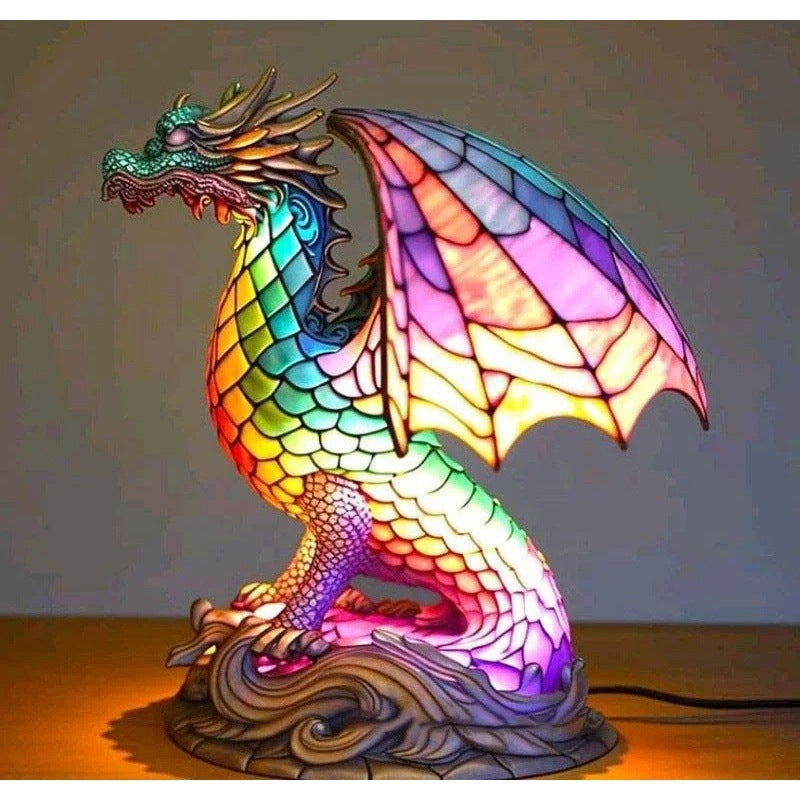 3D Colored Animal Light Desk Lamp Animal Series Decorative Night Light Animal Elephant Owl Cat Vintage Table Lamp Home Decoration glodeco