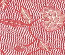 China Seas - Flores II - 4060M-07WP - Shrimp Cream