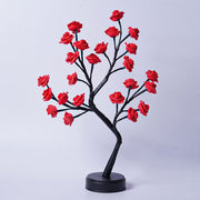 Rose Flower Tree Table Lamp – USB Fairy Night Light Decoration. glodeco