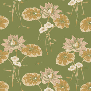 Schumacher - Haga - Leaf - 4167 - Wallpaper