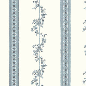 Schumacher - Drottningholm - Blue - 4509 - Wallpaper