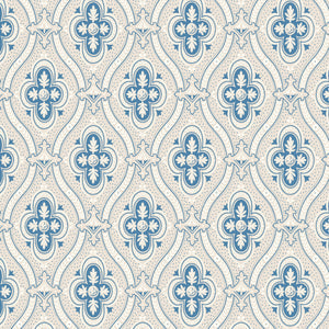 Schumacher - Pigkammaren - Blue - 4527 - Wallpaper