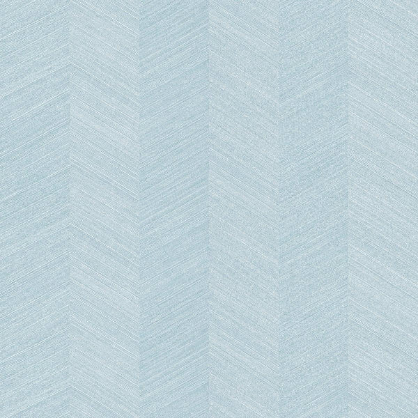 Seabrook Chevy Hemp Blue Knoll Wallpaper