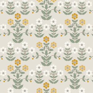 Schumacher - Sippor - Ochre And Stone - 4811 - Wallpaper