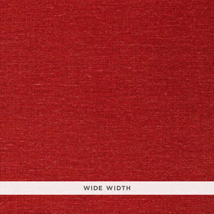 Schumacher - Burlap Weave - Red - 5000865 - Wallpaper