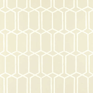 Schumacher - Modern Trellis - Alabaster - 5003283 - Wallpaper