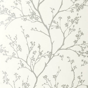Schumacher - Twiggy - Silver - 5003340 - Wallpaper