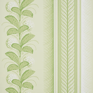 Schumacher - Hydrangea Drape - Green - 5004456 - Wallpaper