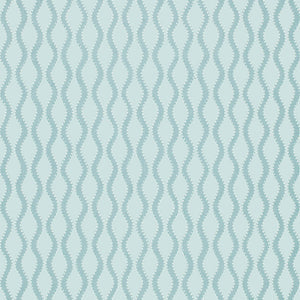 Schumacher - Ribbon Wave - Aqua - 5005162 - Wallpaper