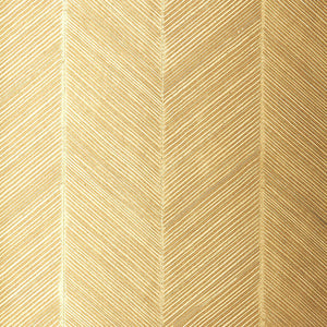 Schumacher - Chevron Texture - White Gold - 5005651 - Wallpaper