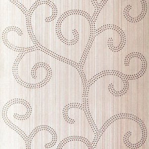 Schumacher - Raindrop Scroll - Amethyst - 5005700 - Wallpaper