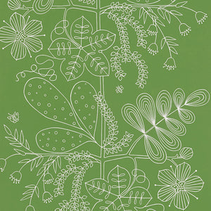 Schumacher - Blommen - Leaf - 5007492 - Wallpaper