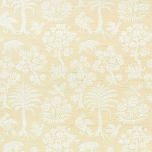 Schumacher - Woodland Silhouette Sisal - Ivory - 5008280 - Wallpaper