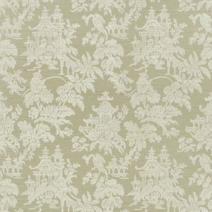 Schumacher - Brighton Sisal - Sage - 5008322 - Wallpaper