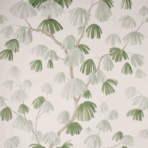Schumacher - Weeping Pine - Sage - 5008332 - Wallpaper