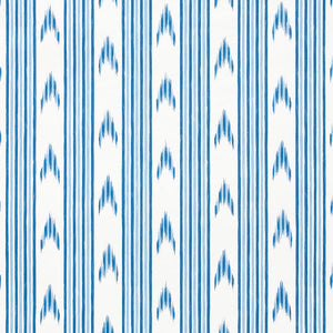 Schumacher - Santa Barbara Ikat - Indigo - 5009220 - Wallpaper