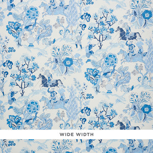 Schumacher - Persian Lancers - Porcelain - 5010461 - Wallpaper