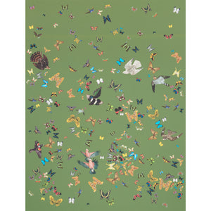 Schumacher - Queen's Flight Panel Set - Green - 5010860 - Wallpaper