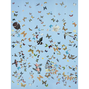 Schumacher - Queen's Flight Panel Set - Pink - 5010864 - Wallpaper