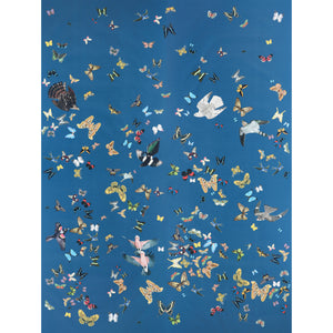 Schumacher - Queen's Flight Panel Set - Royal Blue - 5010861 - Wallpaper
