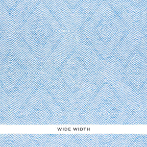 Schumacher - Tortola Paperweave - Blue - 5011250 - Wallpaper